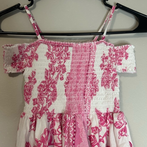 The Children’s Place Pink and White Smocked Sundress, Size 5/6 - Picture 2 of 5